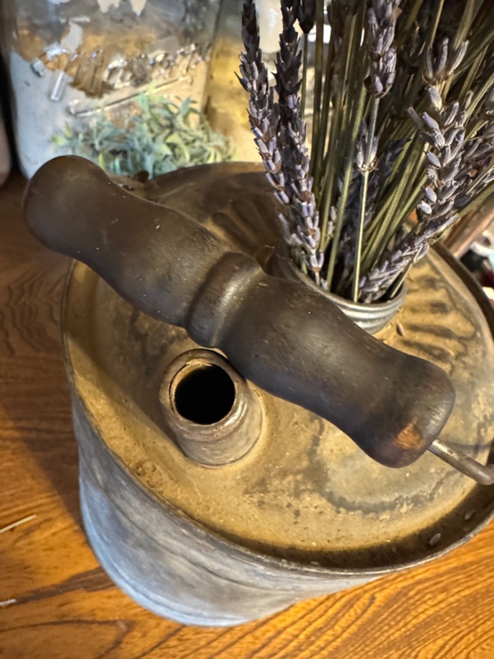 Vintage Metal Galvanized Empty Can to display, repurpose - Picture 3 of 12